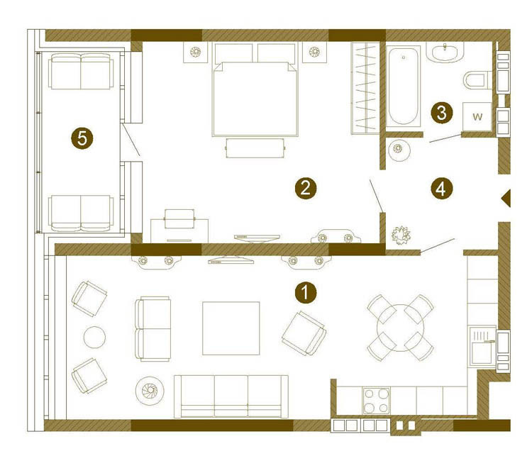 1-кімнатна 68.39 м² в ЖК Obolon Residences від 59 400 грн/м², Київ