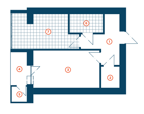 1-кімнатна 45.4 м² в ЖК Park Residence від 16 850 грн/м², Івано-Франківськ