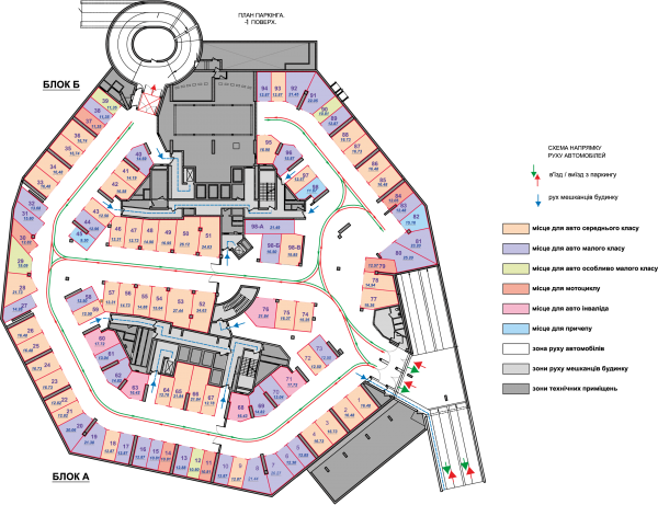 Машиноместо 9.3 м² в ЖК Alter Ego от 86 022 грн/м², Киев