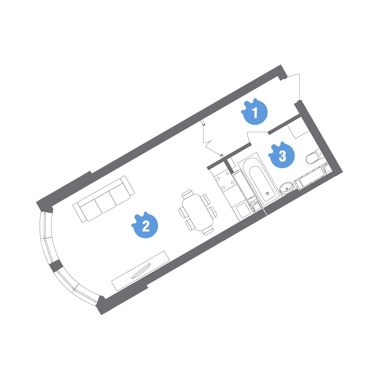 1-комнатная 37.67 м² в ЖК Family & Friends от 35 000 грн/м², Киев