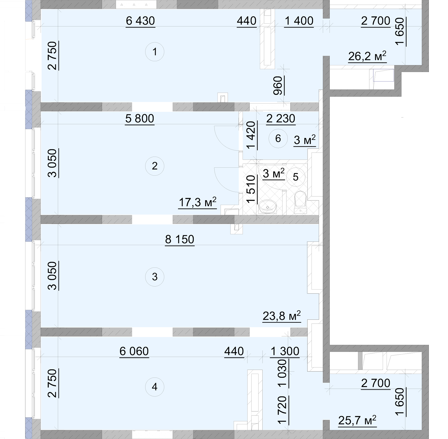 Помещение свободного назначения 99 м² в ЖК Orange City от 17 800 грн/м², Киев