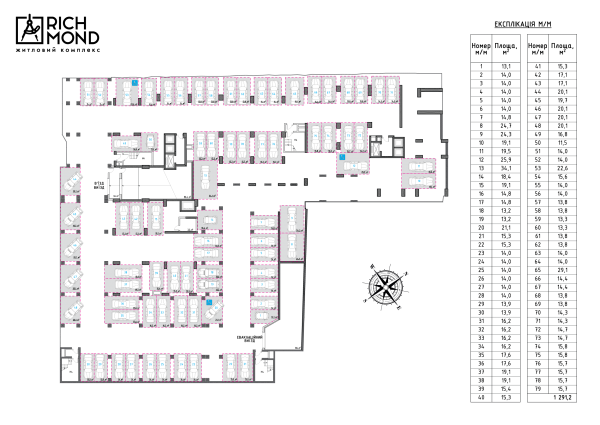 Машиноместо 8.4 м² в ЖК Richmond от застройщика, Киев