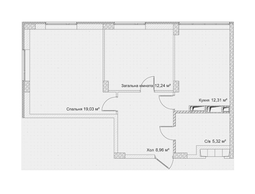 2-комнатная 59.1 м² в ЖК Синергия 3 от 20 200 грн/м², г. Ирпень