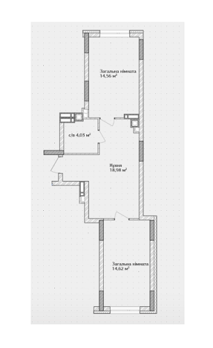 2-кімнатна 52.19 м² в ЖК Синергія 3+ від 11 200 грн/м², м. Ірпінь