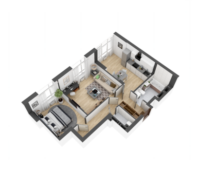 2-кімнатна 58.24 м² в ЖК City Park від 14 100 грн/м², м. Ірпінь