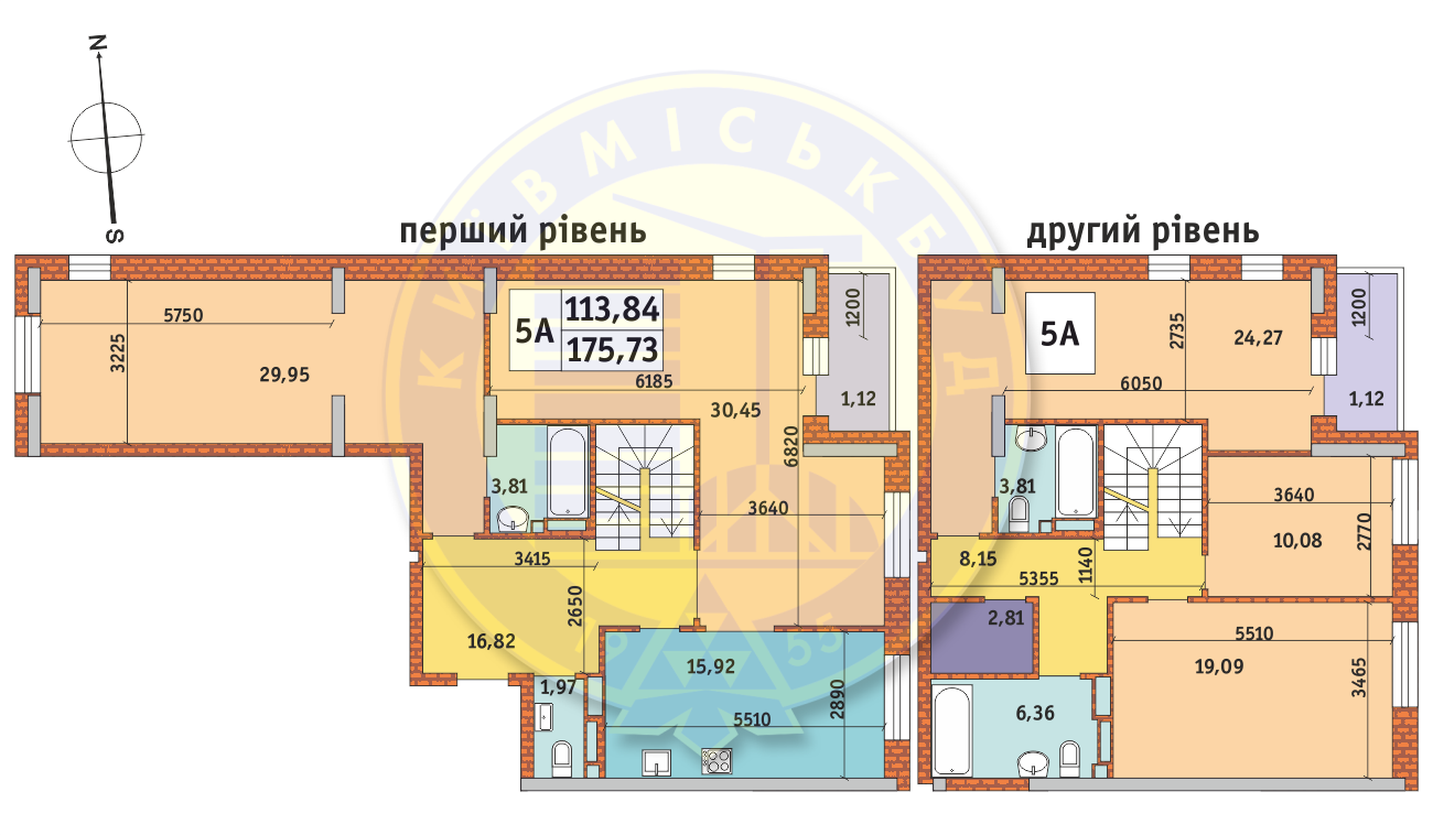 5+ кімнат 175.73 м² в ЖК Mirax від 23 593 грн/м², Київ