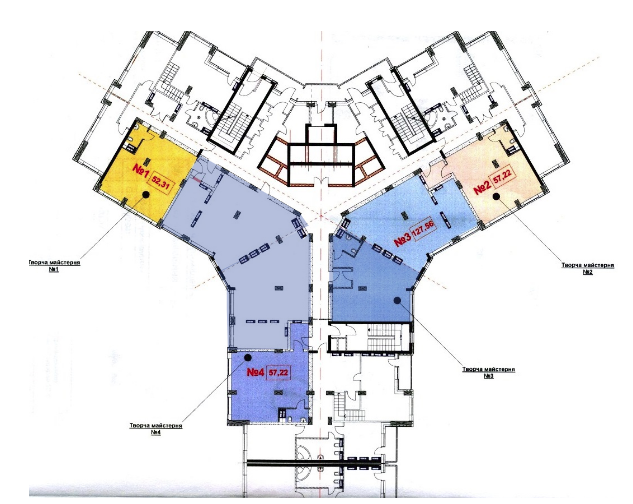 Помещение свободного назначения 47.39 м² в ЖК на Академика Глушкова, 92Б от 21 000 грн/м², Киев