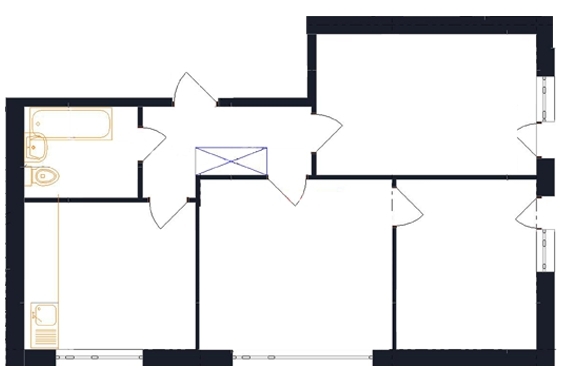 3-комнатная 72 м² в ЖК Family от 21 050 грн/м², с. Гатное