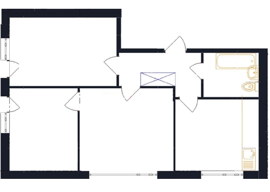 3-комнатная 66 м² в ЖК Family от 16 400 грн/м², с. Гатное