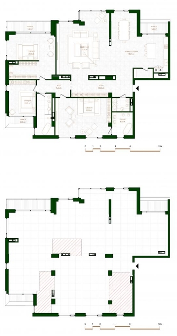 Двухуровневая 259 м² в КД The Garden от 96 050 грн/м², Киев