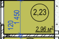 Кладовая 2.96 м² в ЖК 7'я от застройщика, с. Счастливое