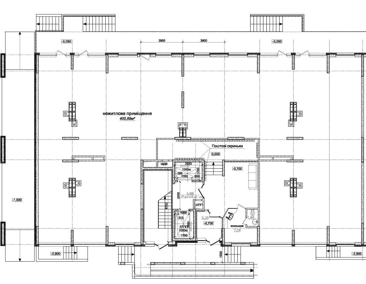 Помещение свободного назначения 455.03 м² в ЖК Одесский бульвар от застройщика, с. Новоселки