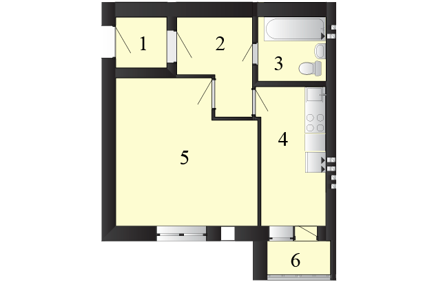 1-кімнатна 36.22 м² в ЖК Пейзажні озера від 10 000 грн/м², смт Макарів