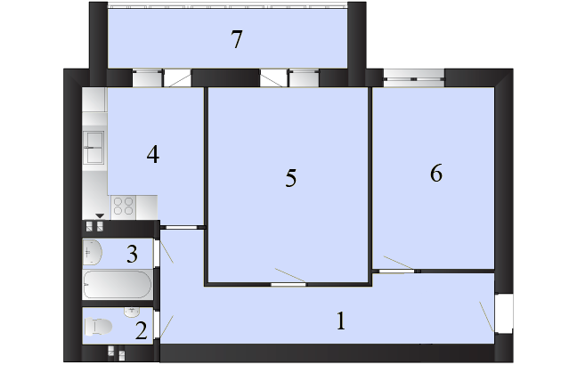 2-кімнатна 61.86 м² в ЖК Пейзажні озера від 10 000 грн/м², смт Макарів