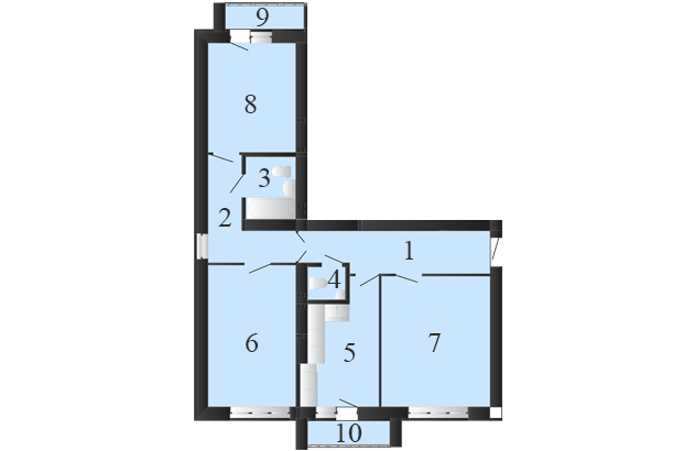 3-комнатная 78.57 м² в ЖК Пейзажные озера от 10 600 грн/м², пгт Макаров