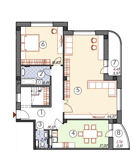 Двухуровневая 226.84 м² в ЖМ Саванна Сити от 11 000 грн/м², г. Бровары