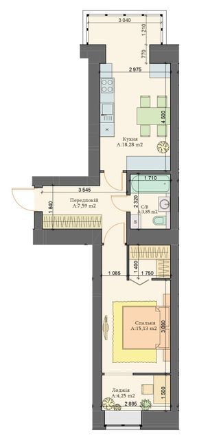 1-комнатная 49.1 м² в ЖК Art Residence от 16 000 грн/м², г. Ирпень