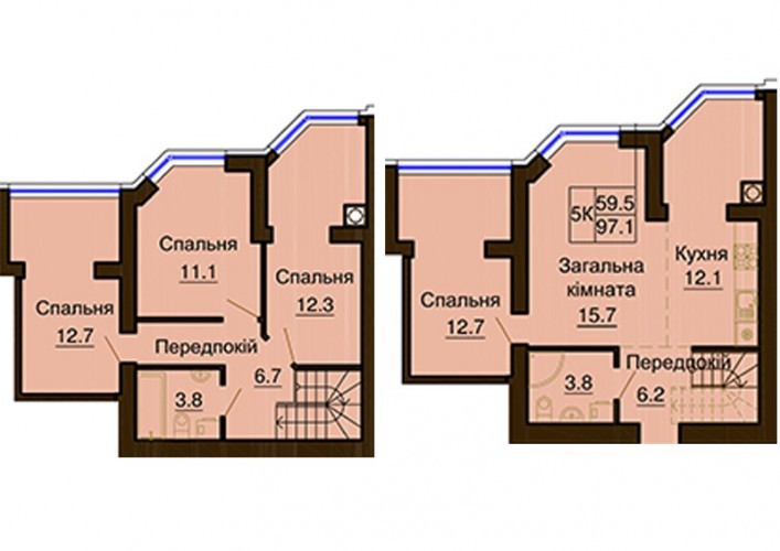 5+ кімнат 97.1 м² в ЖК Софія Клубний від 16 650 грн/м², с. Софіївська Борщагівка
