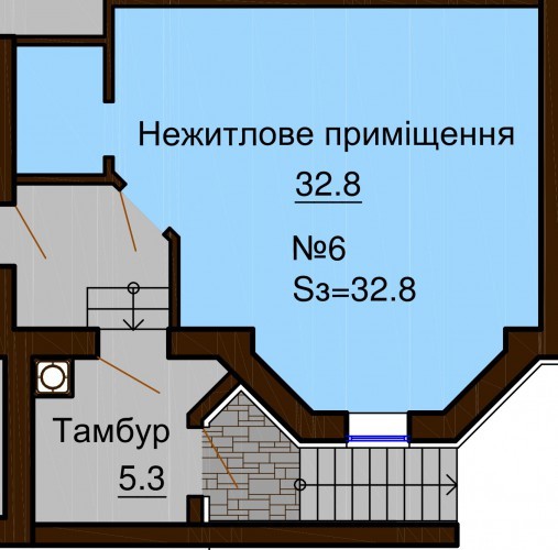 Приміщення вільного призначення 32.8 м² в ЖК Софія Клубний від забудовника, с. Софіївська Борщагівка