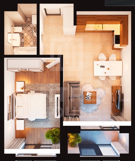 1-кімнатна 53.79 м² в ЖК Montreal House від 53 225 грн/м², Київ