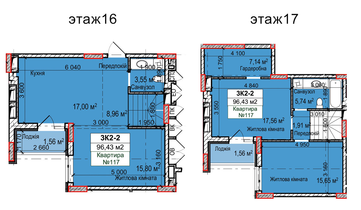Дворівнева 65.98 м² в ЖК Вишгород Сіті Парк від 15 000 грн/м², м. Вишгород