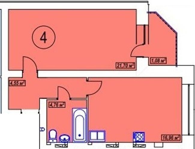 1-кімнатна 49.05 м² в ЖК Ворзель Парк від 10 000 грн/м², смт Ворзель