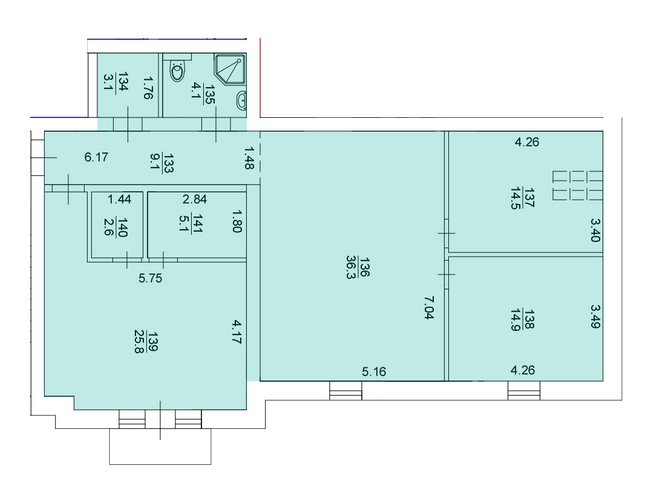 3-кімнатна 115.5 м² в КБ Giverny HOUSE від 12 450 грн/м², с. Петропавлівська Борщагівка