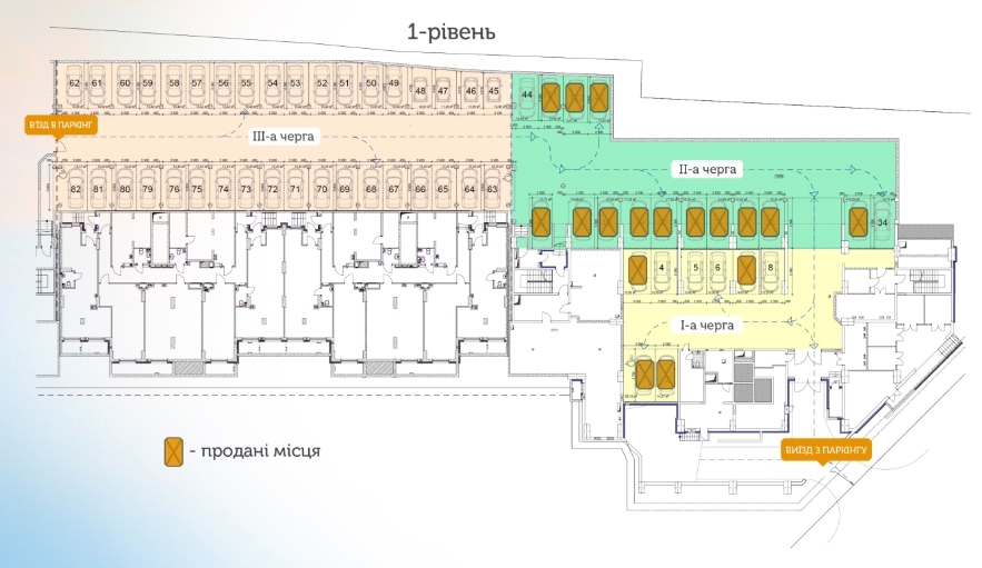 Машиноместо 13.42 м² в ЖК West House от застройщика, Киев