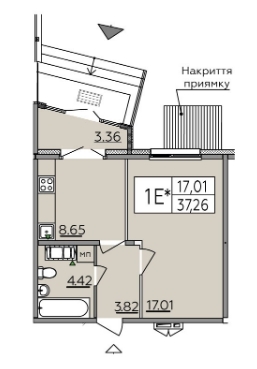 Помещение свободного назначения 37.26 м² в ЖК LaLaLand от застройщика, Киев