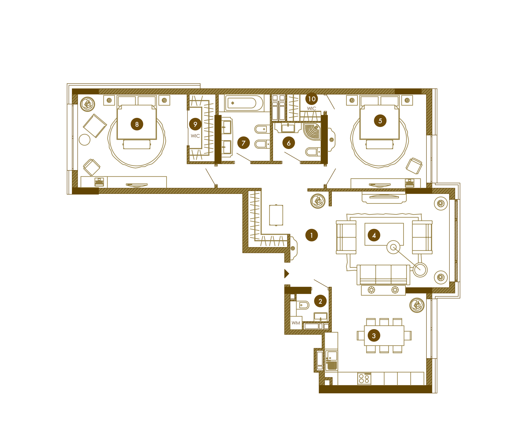 3-кімнатна 121.18 м² в ЖК Obolon Residences від 75 300 грн/м², Київ