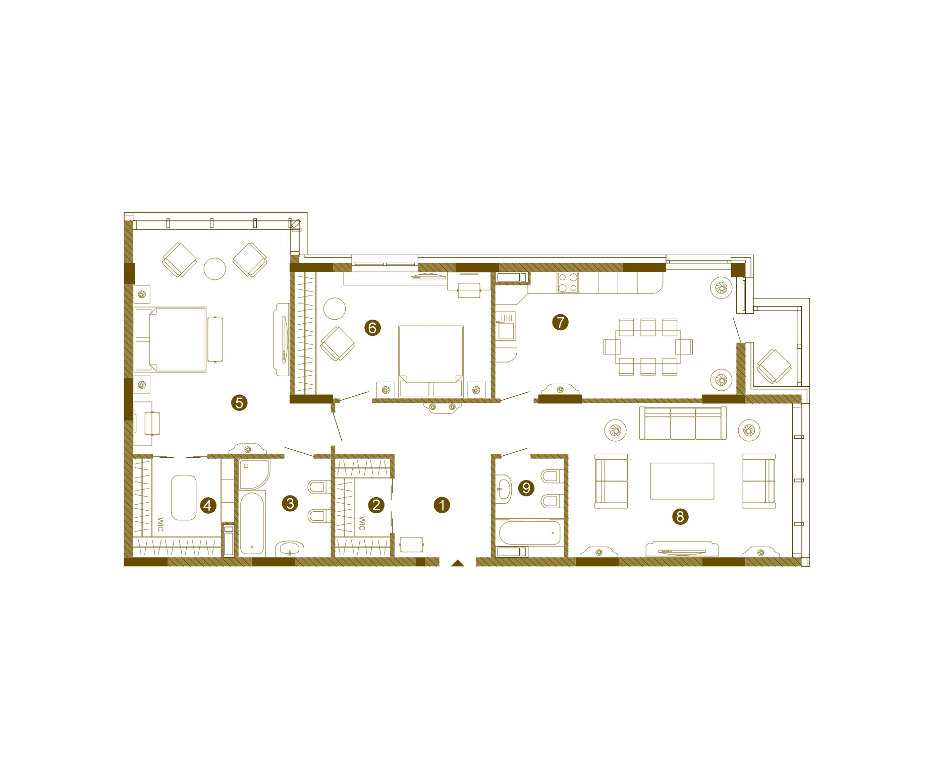 3-кімнатна 136.2 м² в ЖК Obolon Residences від 48 150 грн/м², Київ