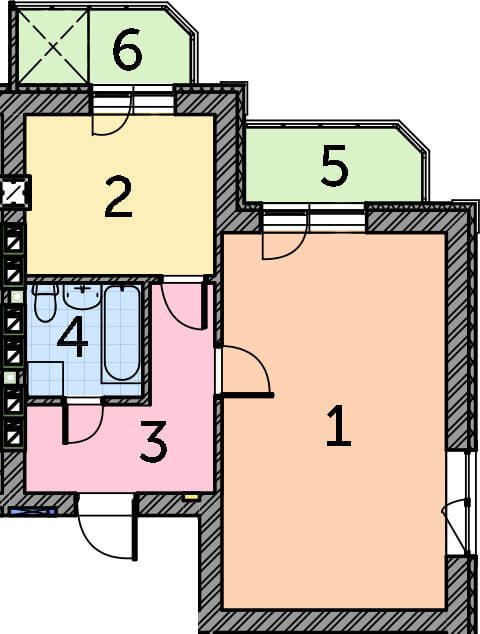 1-кімнатна 51.46 м² в ЖК Ірпінські Липки від 17 000 грн/м², м. Ірпінь