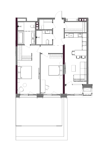 2-кімнатна 98.19 м² в БФК A136 Highlight Tower від 48 650 грн/м², Київ