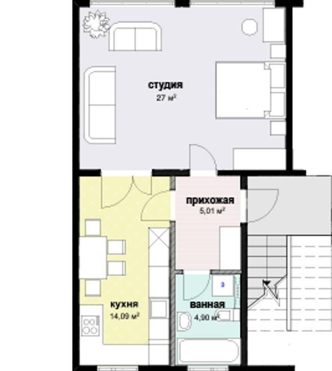 1-кімнатна 50 м² в ЖК Голосіївські сади від 21 550 грн/м², Київ