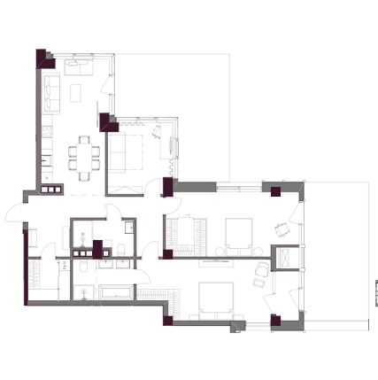 3-кімнатна 133 м² в БФК A136 Highlight Tower від 77 736 грн/м², Київ