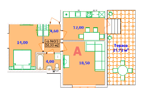 2-кімнатна 53.1 м² в ЖК LikeHouse від забудовника, смт Ворзель