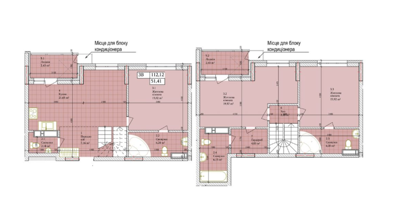 Двухуровневая 112.12 м² в ЖК Дніпровська Мрія от 21 000 грн/м², Киев