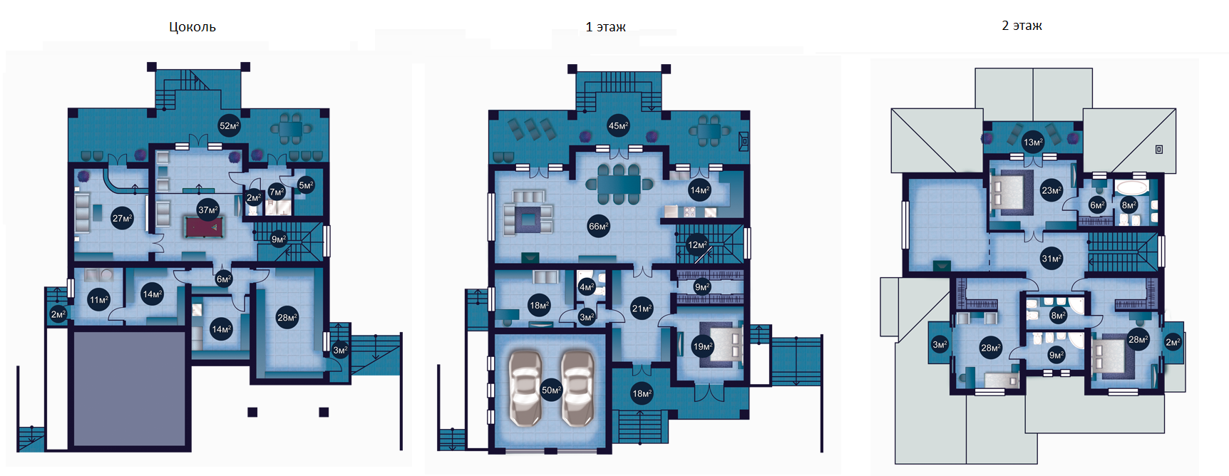 Коттедж 559.55 м² в КГ Riviera Village от застройщика, с. Лебедевка