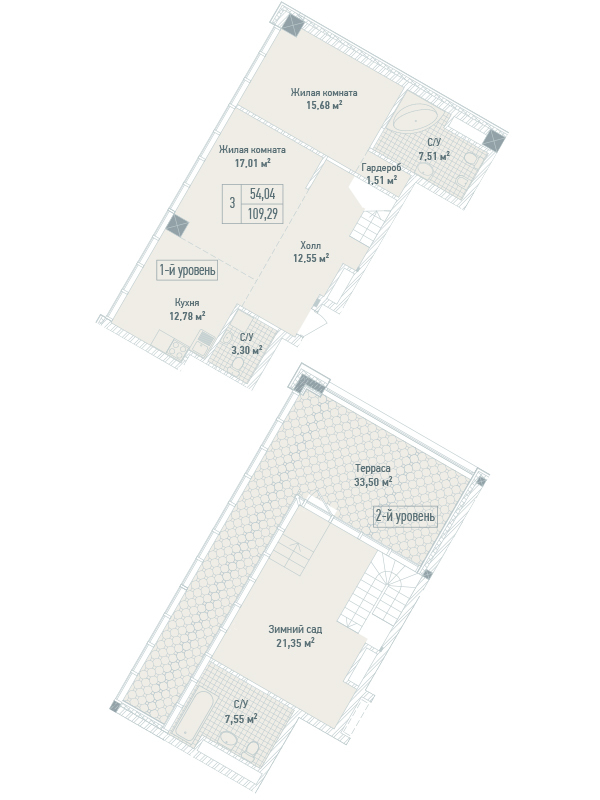 3-кімнатна 109.29 м² в ЖК Бульвар Фонтанів від 71 280 грн/м², Київ