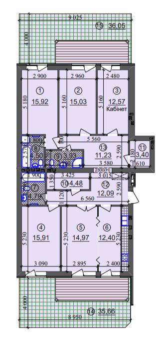 5+ комнат 131.22 м² в ЖК Липинка от 26 505 грн/м², Киев