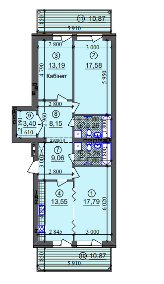 3-кімнатна 99.76 м² в ЖК Ліпінка від 26 505 грн/м², Київ