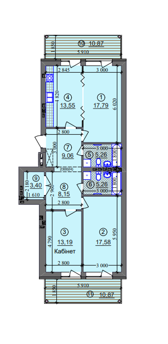 3-кімнатна 99.76 м² в ЖК Ліпінка від 26 500 грн/м², Київ