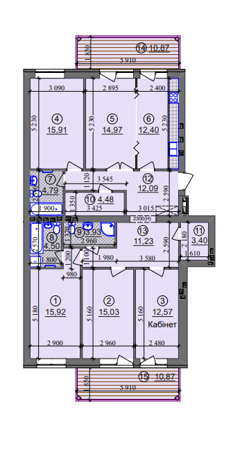 5+ комнат 137.74 м² в ЖК Липинка от 26 505 грн/м², Киев