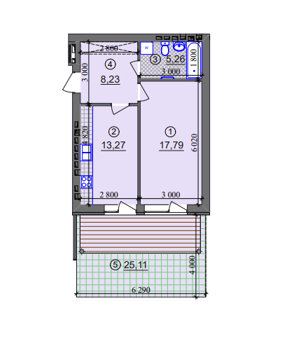 1-кімнатна 44.55 м² в ЖК Ліпінка від 26 505 грн/м², Київ