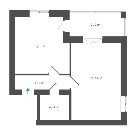 1-кімнатна 50.63 м² в ЖК Desna residence від 15 700 грн/м², с. Зазим`я