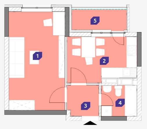 1-кімнатна 40.13 м² в ЖК OK`LAND від 27 858 грн/м², Київ