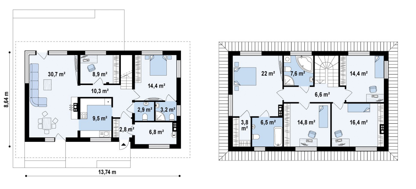 Коттедж 182 м² в КГ Михайловский Хутор от 13 736 грн/м², с. Михайловка-Рубежовка