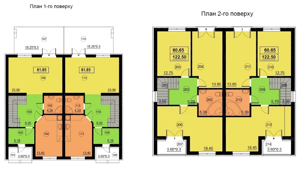 Дуплекс 125 м² в КМ Лісне-3 від забудовника, смт Гостомель