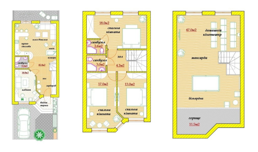 Таунхаус 183 м² в КГ Чарівні Стежки от 15 191 грн/м², с. Лесники