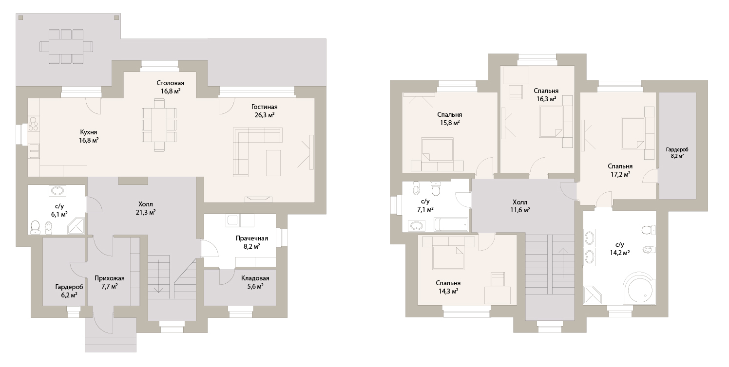 Коттедж 220 м² в КГ Солнечная долина от 58 909 грн/м², с. Романков